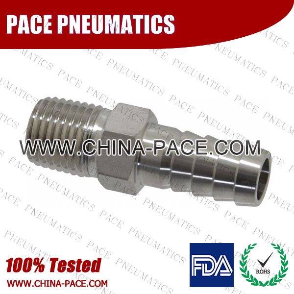 Stainless Steel Hose Barb Fittings, Stainless Steel Barbed fittings, Stainless Steel pneumatic fittings, Stainless Steel hose barb fittings, SUS Air Fittings